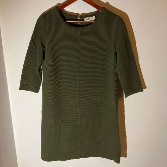 Vineyard Vines Ottoman Casual Back Zip Dress, Small - Picture 3 of 14